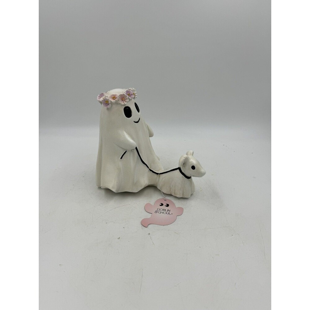 Goblin and Ghoul Ghost Walking Dog Halloween Viral Resin Flower Crown